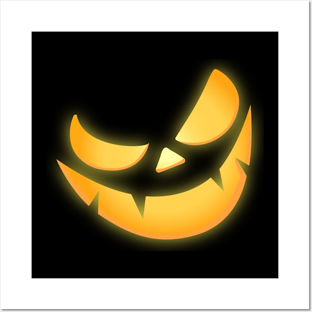 Pumpkin Face Costume For Men Women Halloween Wall Art by Schwarzweiss